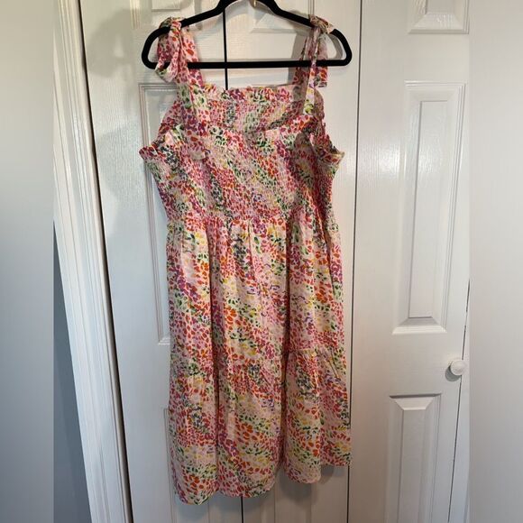 JODIFL Colorful Floral Midi Dress - Picture 2 of 5